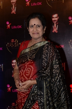 Usha Nandkarni at the launch of Life OK's Ramleela, Ajay Devgn ke Saath!